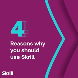Image post by @skrill on Twitter