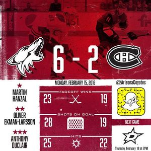 Image post by @arizonacoyotes on Instagram
