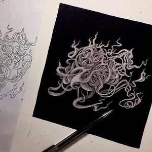 Image post by @langshiart on Instagram