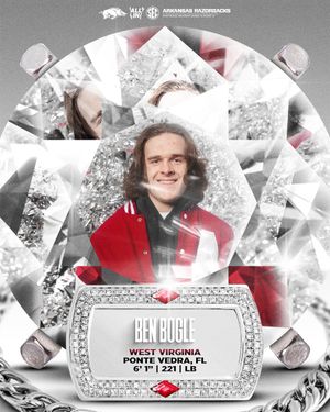 Image post by @RazorbackFB on Twitter