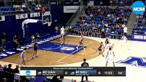 Video post by @NSU_MBasketball on Twitter