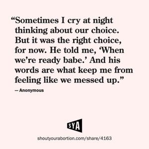 Image post by @shoutyourabortion on Instagram