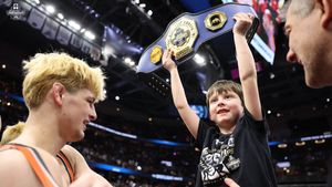 Image post by @NCAAWrestling on Twitter