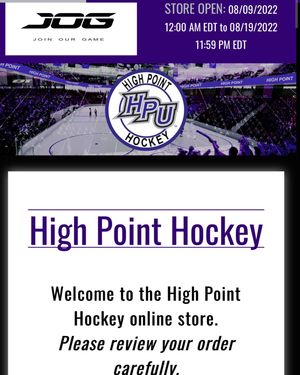 Image post by @hpuwomenshockey on Instagram