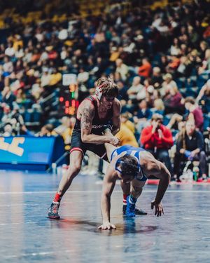 Image post by @gwuwrestling on Instagram