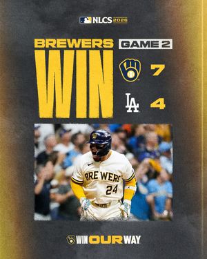Image post by @brewers on Instagram