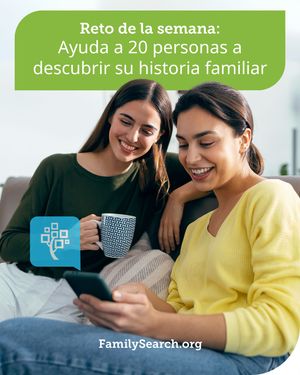 Image post by @familysearchesp on Instagram