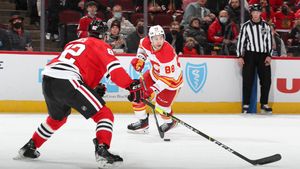 Image post by @NHLFlames on Twitter