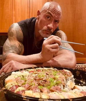 Image post by @therock on Instagram