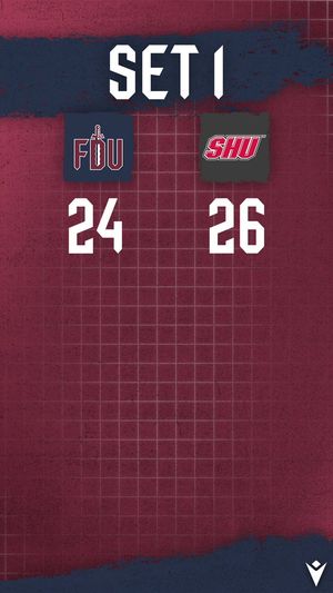 Image post by @FDUKnightsWVB on Twitter