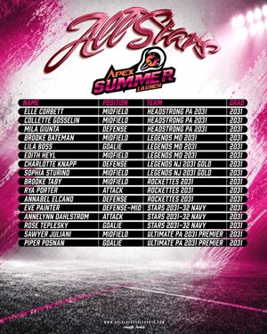 Image post by @apexgirlslaxevents on Instagram