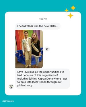 Image post by @girlscouts on Instagram