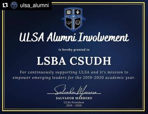 Image post by @lsbaalumni on Instagram