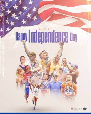 Image post by @GatorsOlympics on Twitter