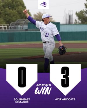 Image post by @ACU_Baseball on Twitter