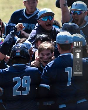 Image post by @GordonCollegeAthletics on Facebook