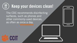 Image post by @clemsonIT on Facebook