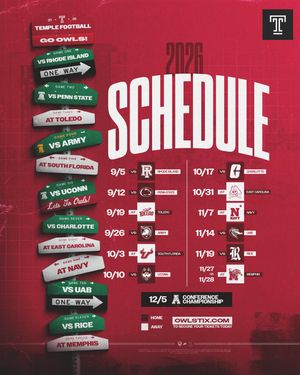 Image post by @temple_fb on Instagram