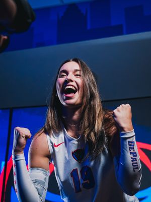 Image post by @depaulvball on Instagram