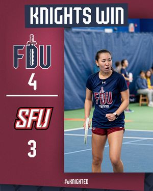 Image post by @fduknights_tennis on Instagram