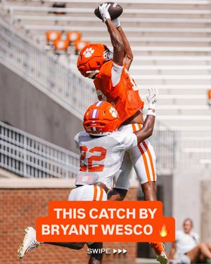 Image post by @clemsonfb on Instagram