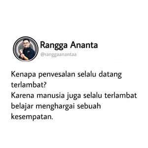Image post by @ranggaanantaa on Instagram
