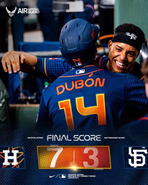 Image post by @astros on Twitter