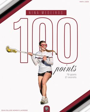 Image post by @deancollege_wlax on Instagram