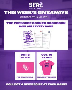 Image post by @sfa_volleyball on Instagram