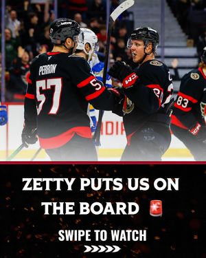 Image post by @senators on Instagram