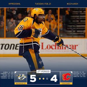 Image post by @predsnhl on Instagram