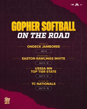 Image post by @gophersoftball on Instagram