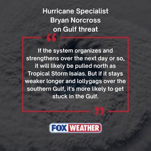 Image post by @foxweather on Instagram
