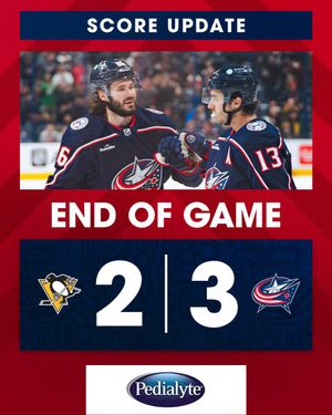 Image post by @BlueJacketsNHL on Twitter