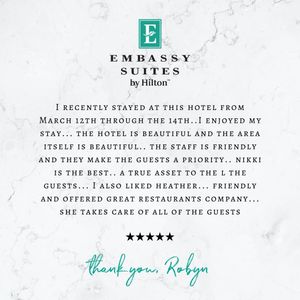 Image post by @embassysuitesgvilledt on Instagram