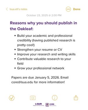 Image post by @lsua.etl on Instagram