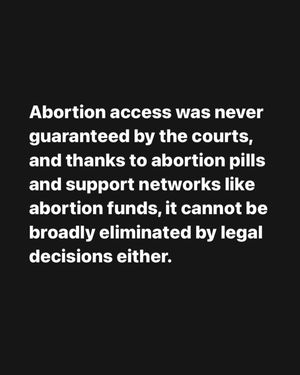 Image post by @shoutyourabortion on Instagram