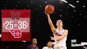 Image post by @MiamiOH_WBB on Twitter