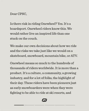 Image post by @onewheel on Instagram
