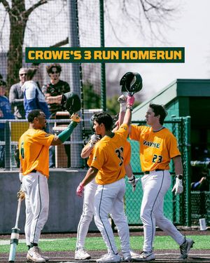 Image post by @waynestatebaseball on Instagram