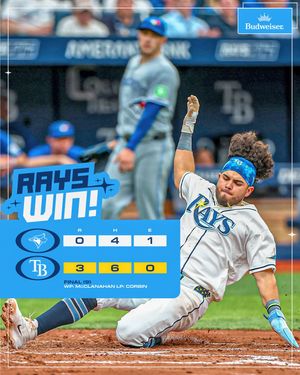 Image post by @raysbaseball on Instagram