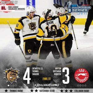Image post by @BulldogsOHL on Twitter