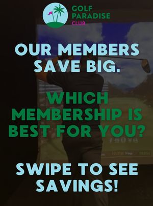 Image post by @golfparadiseclub on Instagram