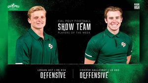 Image post by @calpolyfootball on Twitter