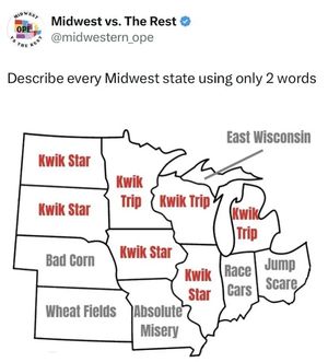 Video post by @midwestvstherest on TikTok
