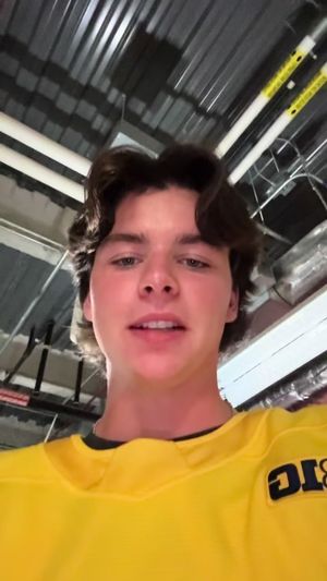 Video post by @umichhockey on TikTok