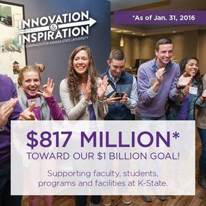 Image post by @kstate on Facebook