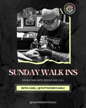 Image post by @tauntontattooco on Instagram
