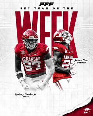 Image post by @RazorbackFB on Twitter