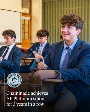 Image post by @chaminade_hs on Instagram